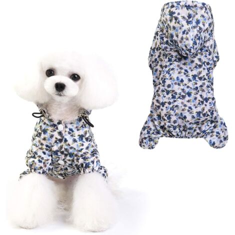 Imperméable pour Chien (Bleu, M)