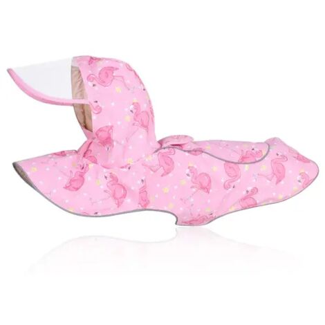 Imperméable pour chien Grand chien coupe-vent pour animaux de compagnie Cape imperméable rose Vêtements pour animaux de compagnie Imperméable S
