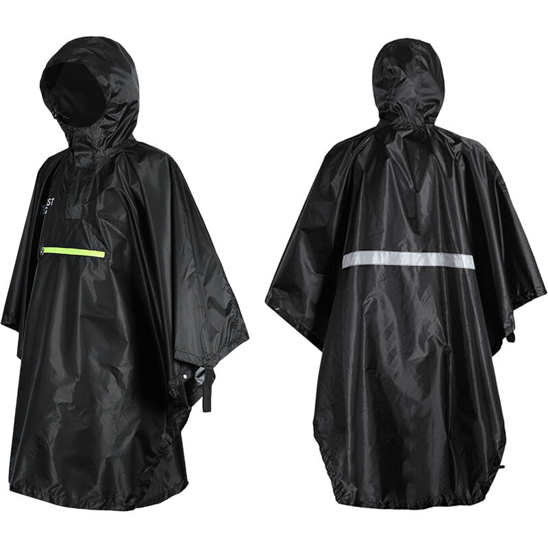 

Impermeable reflectante,Negro