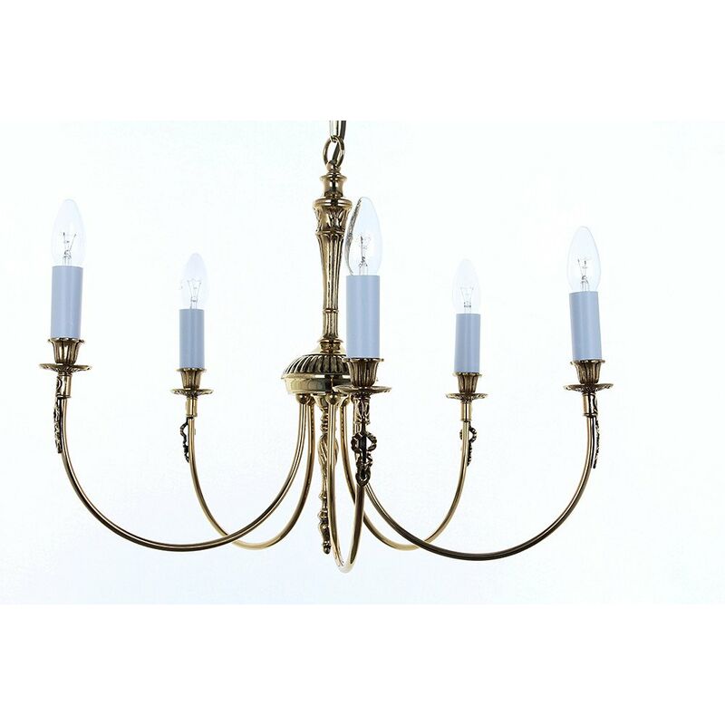 Impex Lighting - Impex Richmond Lustre à 5 branches en laiton poli