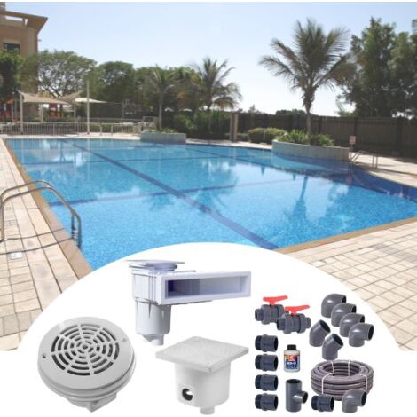 Impianto idraulico completo per piscina interrata 9x3  Kit Base