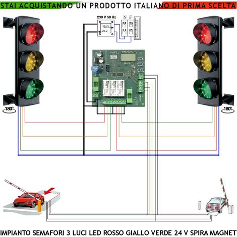 UNIPOINT LED ROSSO 24V CAVO 0,5M P&R vendita online, distribuzione in  Italia, prezzi, veicoli industriali, rimorchi