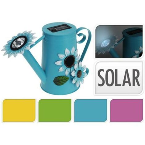 IMPORTACION regadera solar 31x16x20 cm surtida , Regadera Solar 31 x 16 x 20
-Preciosa y original lámpara solar en forma de regadera con un girasol. Decoración de cocina ideal, tam