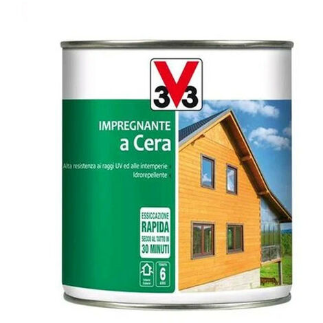 IMPREGANTE CERA ALL'ACQUA NOCE MEDIO 0,75L