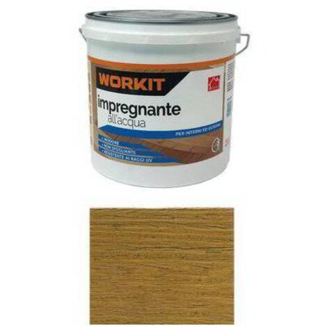 IMPREGNANTE ACQUA WORKIT - NOCE CHIARO LT 2,5 - 2 pezzi