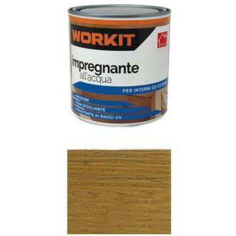 IMPREGNANTE ACQUA WORKIT - NOCE CHIARO ML 750 - 6 pezzi