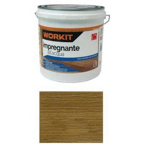 IMPREGNANTE ACQUA WORKIT - NOCE SCURO LT 2,5 - 2 pezzi