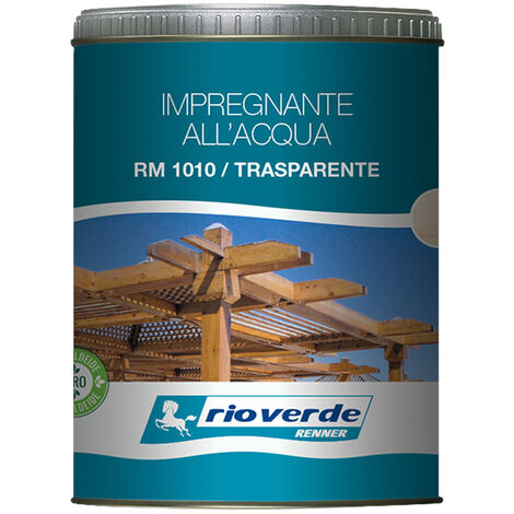 Impregnante ad Acqua per Legno RM 1010 750 ml RIOVERDE - Trasparente
