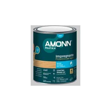 IMPREGNANTE ALL'ACQUA AMONN 0,75 lt - Noce scuro - AMONN