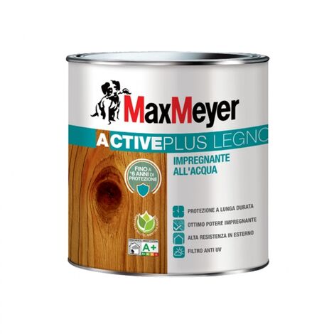 Impregnante all'acqua per legno ACTIVE PLUS INCOLORE 0,75 Lt MAX MEYER
