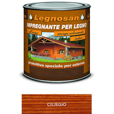Impregnante all'Acqua per Legno Esterno Legnosan 2,5 Lt VELECA - Ciliegio