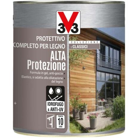V33 Protettivo Completo Legno Alta Protezione Esterno Interno Persiane Finestre