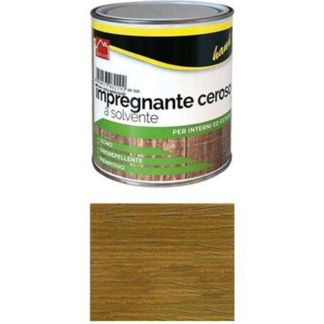IMPREGNANTE CEROSO A SOLVENTE HAND - NOCE SCURO  ML 750 - 6 pezzi
