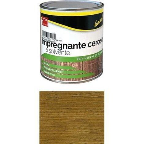 IMPREGNANTE CEROSO A SOLVENTE WORKIT - NOCE SCURO LT 2,5- 2 pezzi