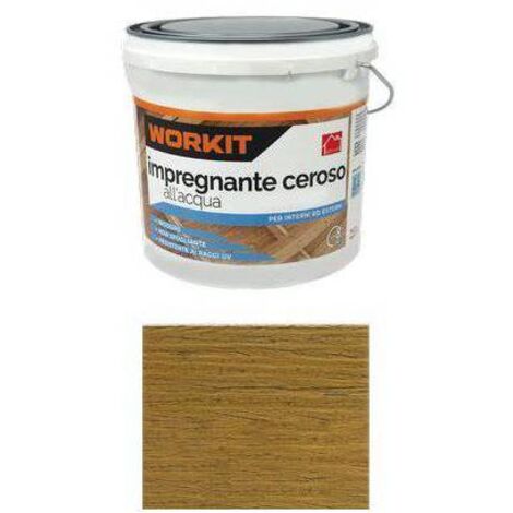 IMPREGNANTE CEROSO ACQUA WORKIT - NOCE CHIARO LT 2,5 - 2 pezzi
