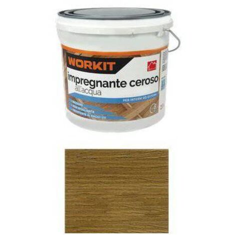 IMPREGNANTE CEROSO ACQUA WORKIT - NOCE SCURO LT 2,5 - 2 pezzi