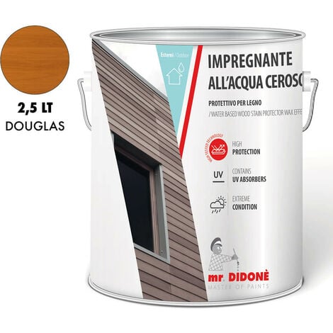 Impregnante per legno a solvente 750ml Interno Esterno Vernice protettiva  Tixe Colore Neutro