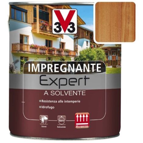 Impregnante para madera exterior Expert Solvente 2,5 Noce Scuro
