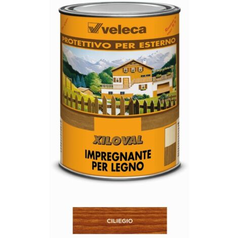 Impregnante per legno veleca xiloval ciliegio litri 1 - veleca