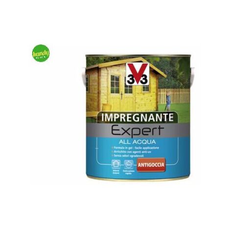 Impregnante V33 ad acqua lt.2,50 expert ebano