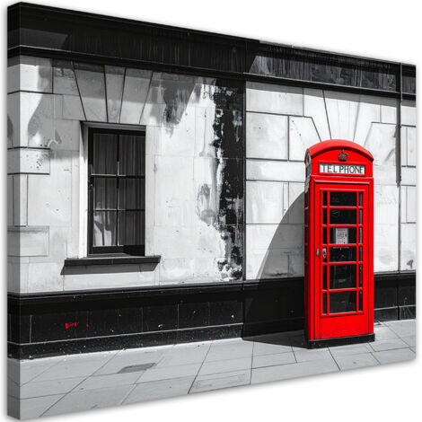 Impresión de Imagen, Cabina telefónica roja de Londres, 45x30
