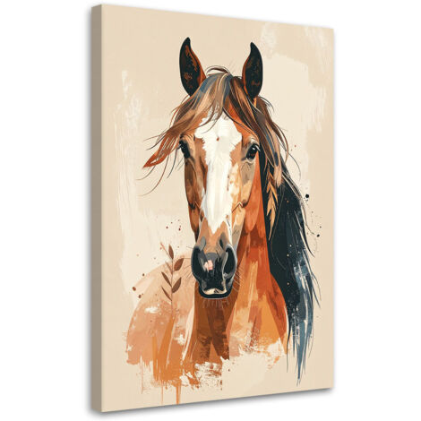 Impresión de Imagen, Retrato de caballo animales, 20x30