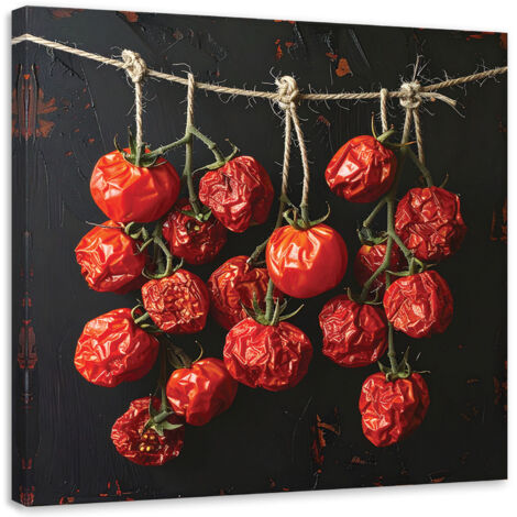 Impresión de Imagen, Tomates rojos colgantes, 20x20