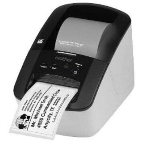 IMPRESORA DE ETIQUETAS TÉRMICA BROTHER QL-700 MONOCROMÁTICA 150MM/S 300X600DPI USB CORTE AUTOMÁTICO