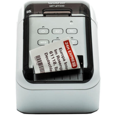 Impresora Térmica Wifi BROTHER QL-810WC 300 x 600 DPI Negro, Blan