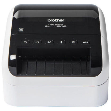 Impresora Térmica Wifi BROTHER QL1110NWBCZX1 300 x 300 DPI Negro,