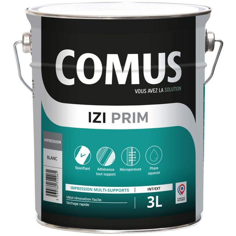 Izi'prim 3L - Impression polyvalente pour murs et plafonds Comus