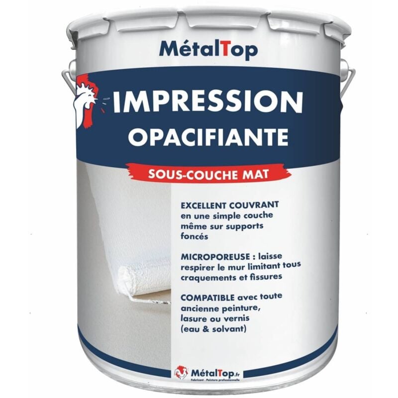 Impression Opacifiante - Pot 15 l Metaltop