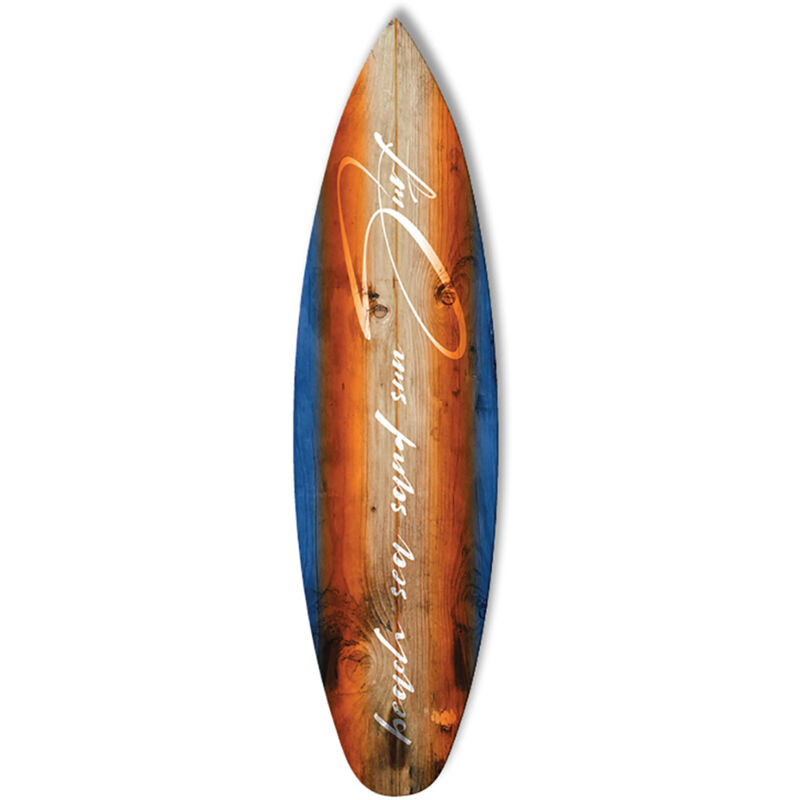 Hxadeco - Planche de surf décorative surf wave