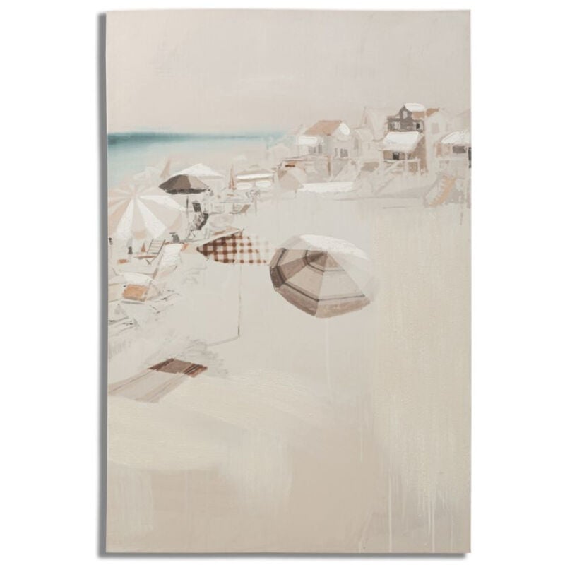 Impression sur Toile MF512, Bois, Tissu, Multicouleur, 80x3x120 cm