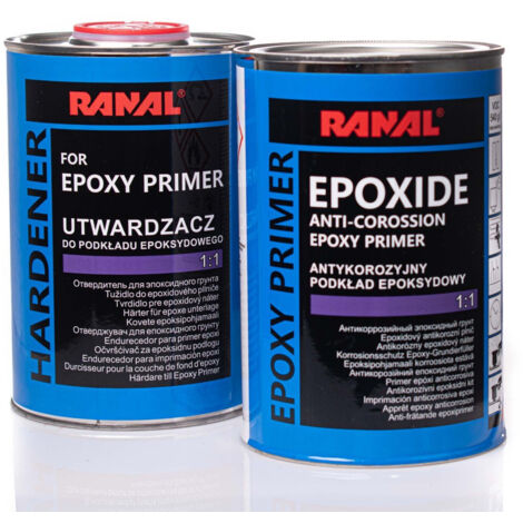 Imprimación epoxi anticorrosiva negra + endurecedor 2x0,8 l pistola RANAL