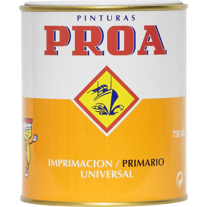 

Imprimacion Universal GRIS Medio RAL 7042 0.75lts - Proa