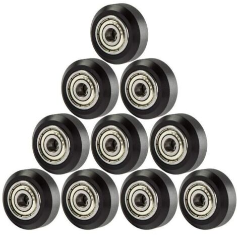 Imprimante 3D Poulie Roue de POM 625zz Wheels pour Ender 3 V2/Neo,Ender 3 S1,Ender 5/6/7,CR6 SE/CR10 Smart Pro/CR10S Pro V2,Kobra,Vyper,Chiron,Neptune,Aquila Series,Tevo Tarantula（10）