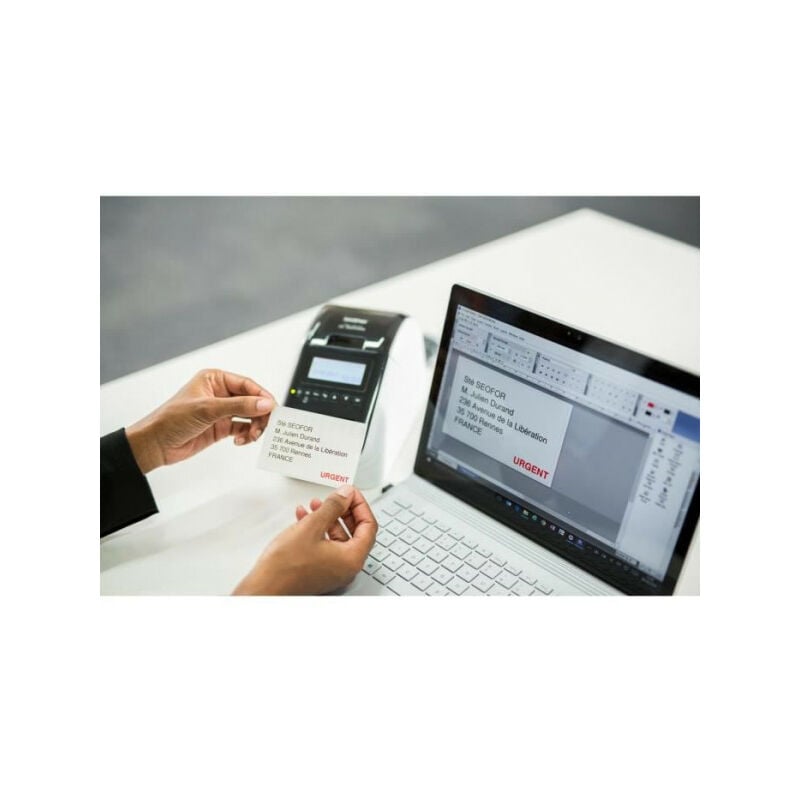 Imprimante d'étiquettes professionnelle avec Wi-Fi, réseau Ethernet et Bluetooth