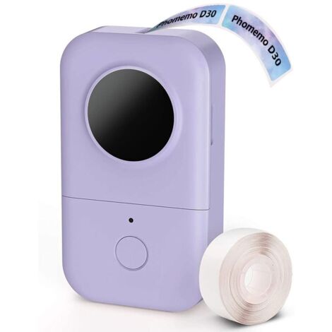 Imprimante Étiquettes Thermique - Bluetooth Rechargeable Portable 58 mm - Pour Organisation Bureau Maison École Petite Entreprise - 1 Pièce