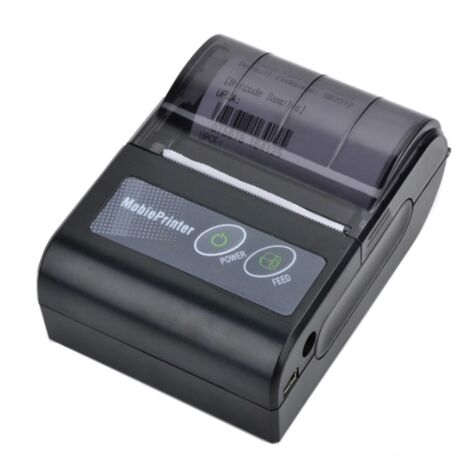 Imprimante portable portable 58 mm Bluetooth 4.0 Imprimante thermique mobile à emporter sans fil