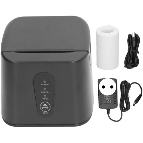 Imprimante Thermique 58mm avec Coupeur Automatique USB/Bluetooth pour Point de Vente 100‑240V