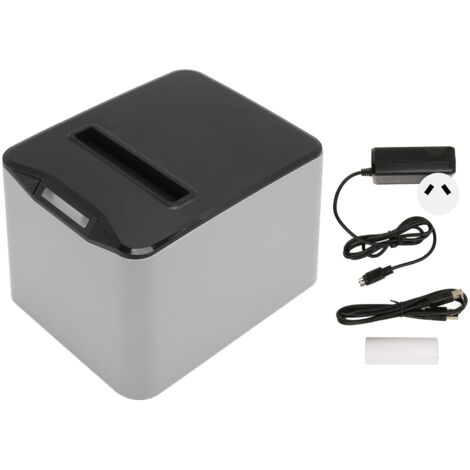Imprimante thermique 80mm USB avec coupe-papier automatique pour restaurant commerce vente au détail 100‑240V