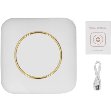 Imprimante thermique bluetooth portable mini pour photos, étiquettes et notes de bureau