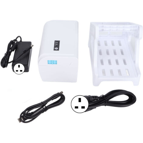 Imprimante Thermique Haute Vitesse - Impression Continue, Compacte et Polyvalente - 100-240V avec Prise UK