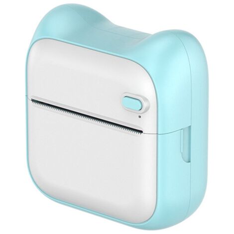 Imprimante thermique portable sans fil Bluetooth, compatible Android et iOS, mini imprimante d'étiquettes de poche, facile à utiliser.