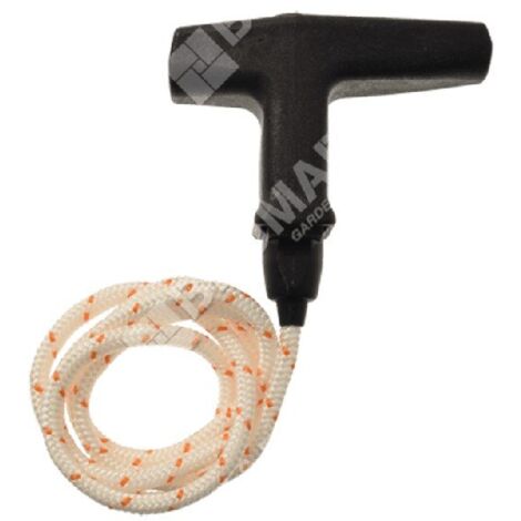 Impugnatura avviamento per motoseghe 4.0 mm con fune 0.90 m COMPATIBILE - 048182