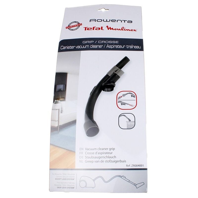 Impugnatura tubo flessibile + spazzola piccola - Aspirapolvere Rowenta 406603664902000307