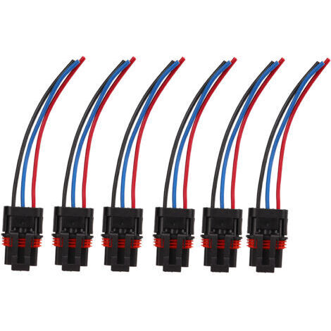 Impulsstrom-Stecker, 6-teiliger Impulsstrom-Stecker-Anschlusskabelbaum als Ersatz für Polaris Ranger XP 1000 2018-2022