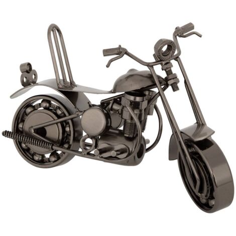 Imran moto decorativa l.20cm metal - Atmosphera créateur d'intérieur