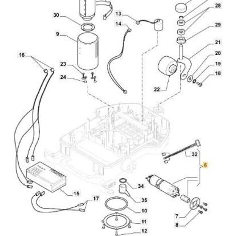 IMS-FISE HYBRID-RADMOTOR, BÜRSTENLOS ORIGINAL STIGA – 112600338/0